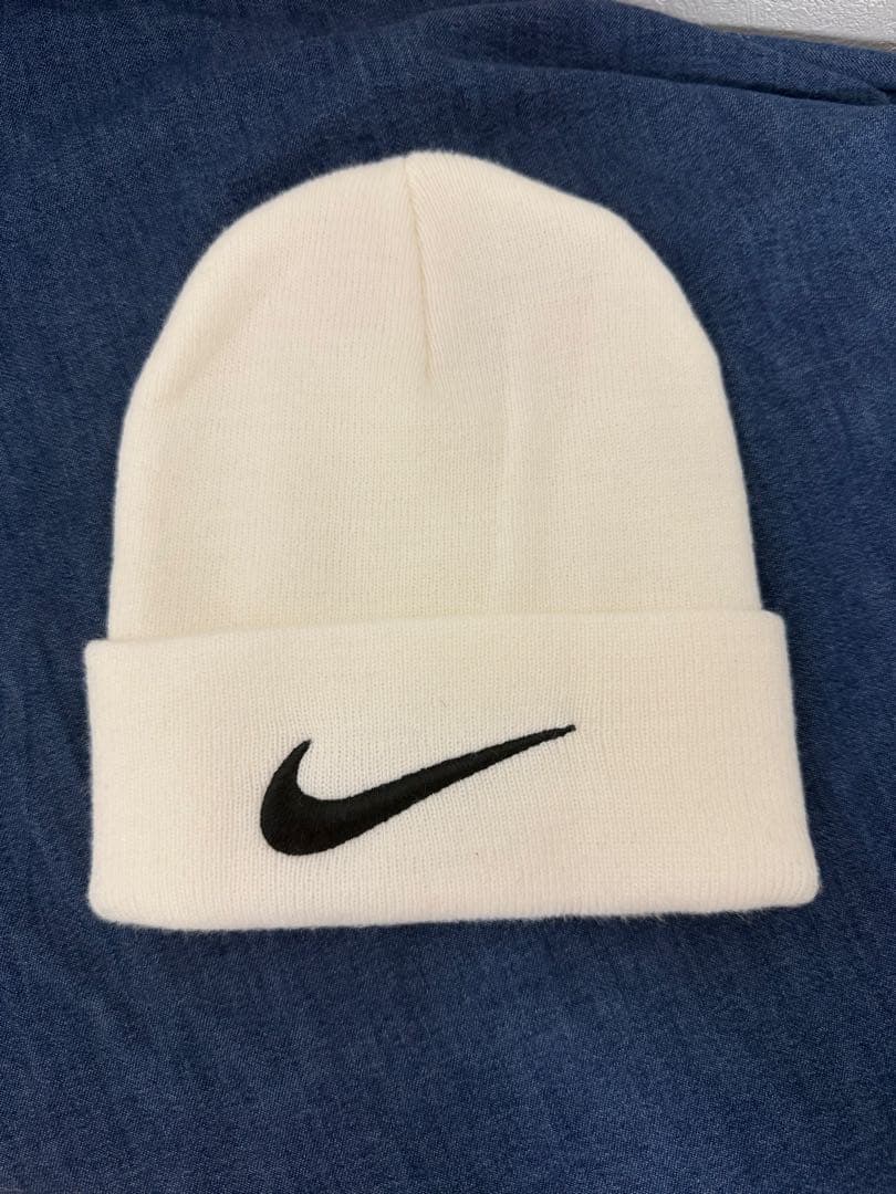 帽子 Stussy x Nike NRG Cuffed Beanie \"White\"