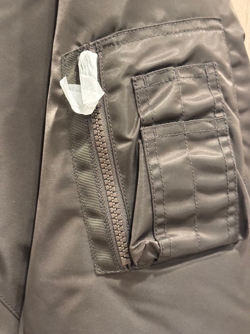 ユニクロ　+J復刻ハイブリッドダウンオーバーサイズMA1 グレー　XL