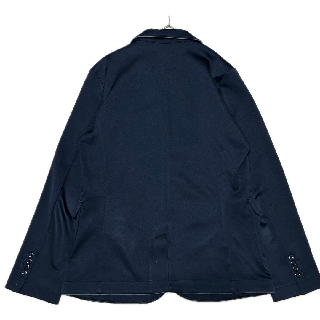 FRED PERRY テーラードジャケット ジャージ生地 ストレッチ素材 洗える