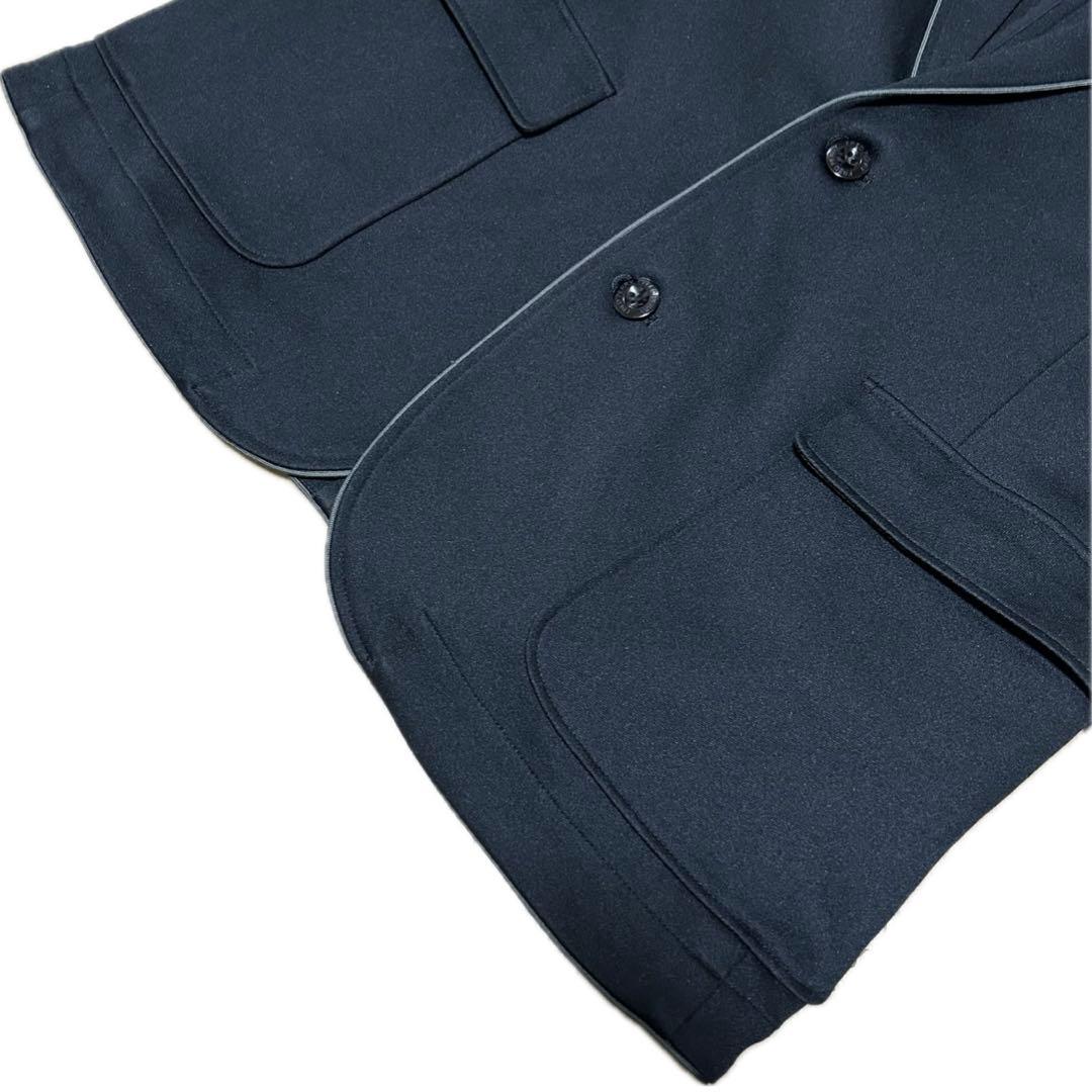 FRED PERRY テーラードジャケット ジャージ生地 ストレッチ素材 洗える