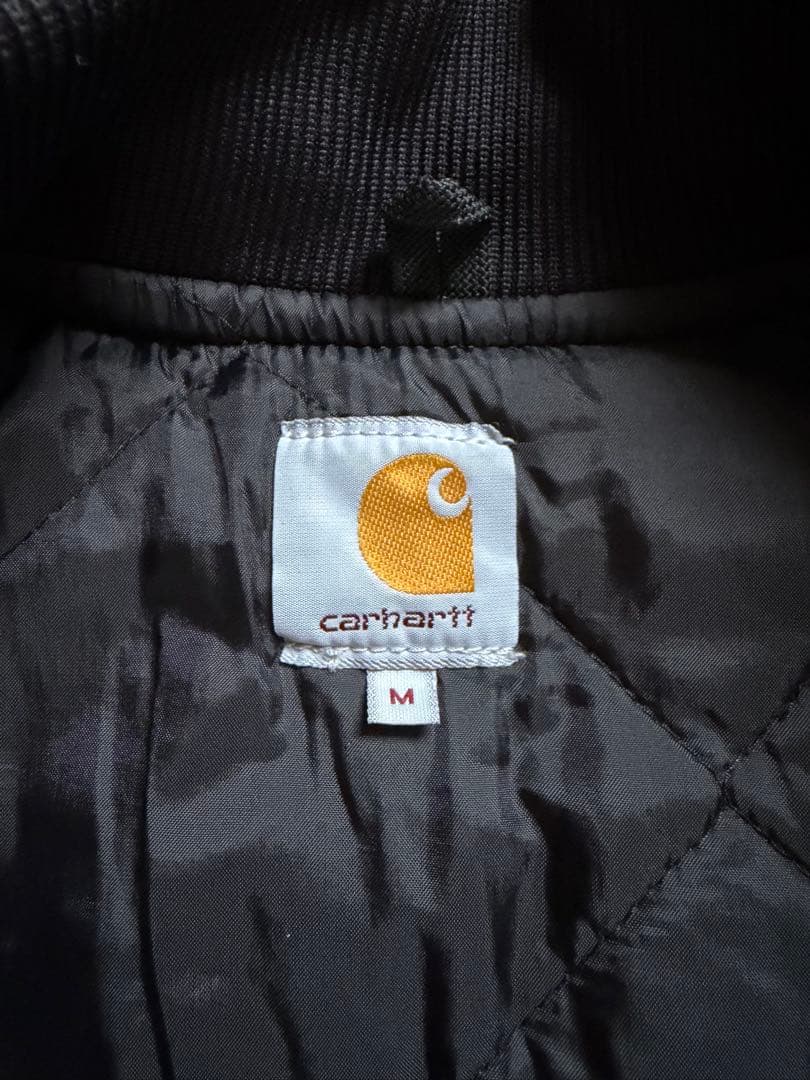 90〜00's Carhartt duck vest NAVY