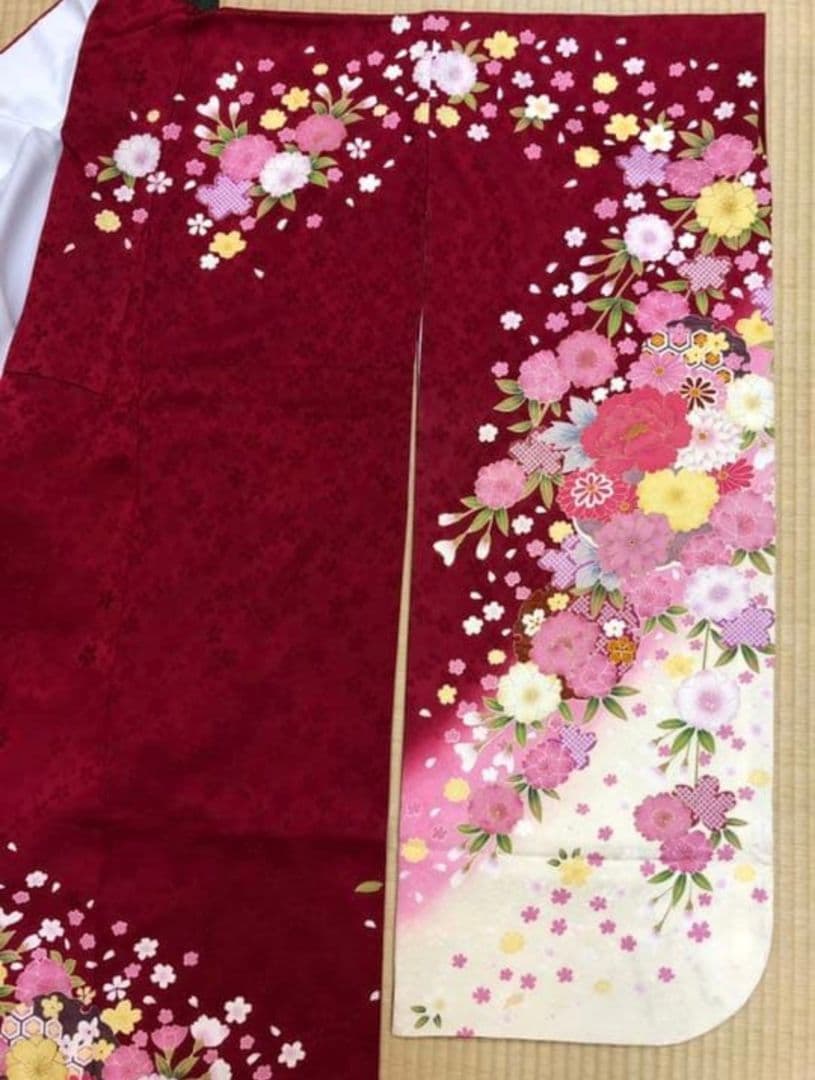 訳あり！格安！中古の振袖（正絹）大きいサイズ
