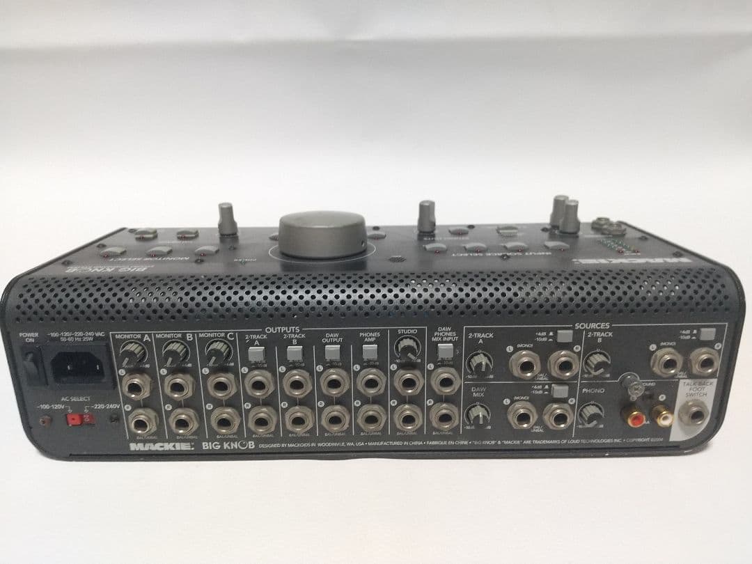 MACKIE BIG KNOB スタジオモニターコントローラー