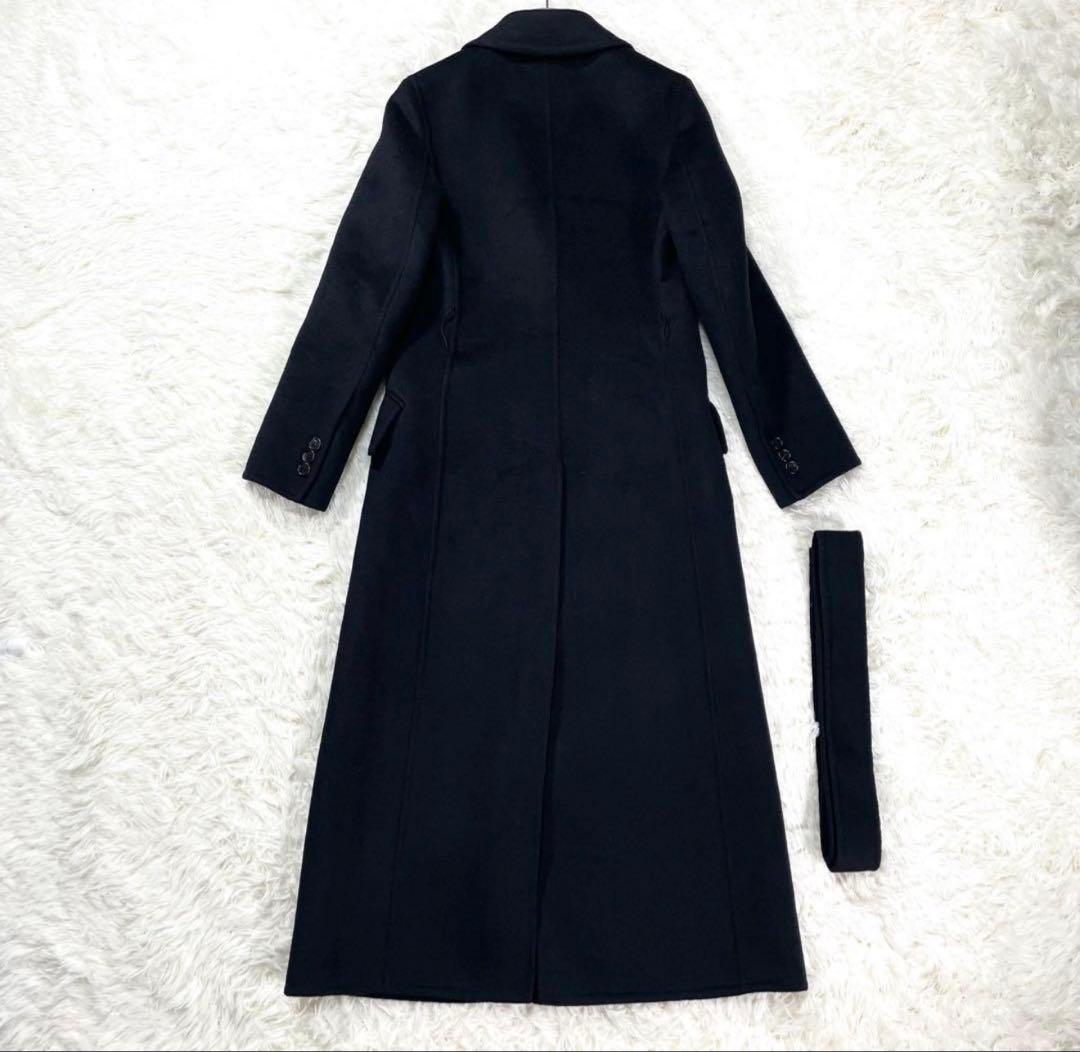 にゃ！　PRADA ロングコート 着丈125 現行タグ 36 カシミヤ