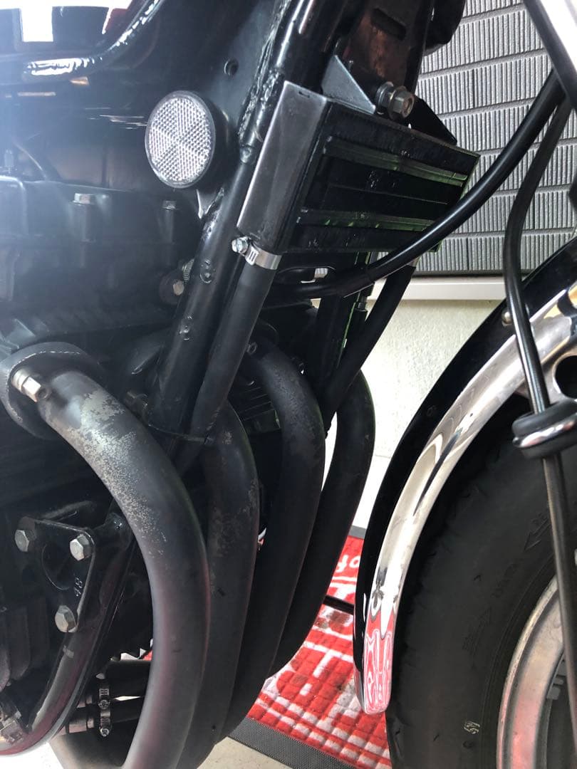 ゼファー400/550純正オイルパン JMC取出口付 Z400FX/550FX