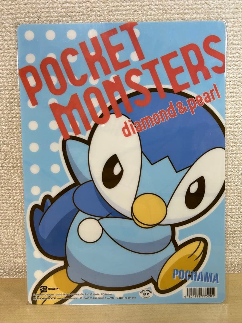 ポケットモンスター　ポケモン　ダイヤモンド&パール　下敷き　10枚　新品　当時物