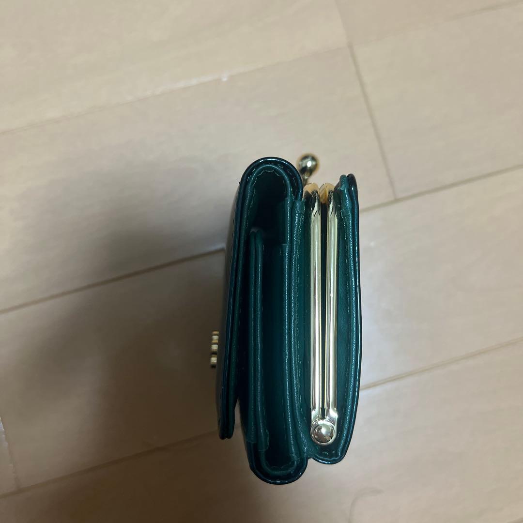 【箱・紙袋付き美品】マリークワント エナメルレザーミニウォレット