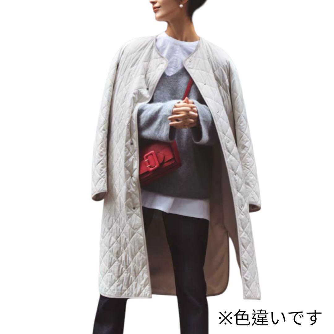 【未使用✨タグ付き】23区　軽量　中綿　ロング　スプリングコート　キルティング