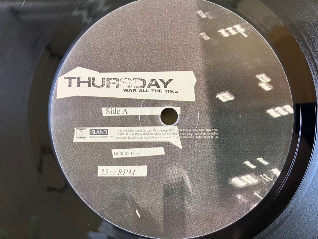 【USオリジナル盤LP】Thursday – War All The Time
