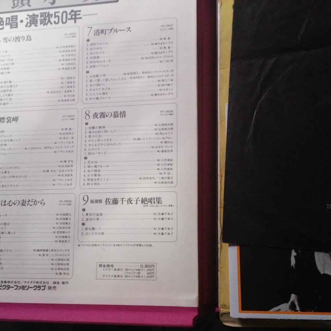 Victor Teichiku共作　（船頭小唄・絶唱・演歌５０年）LP盤