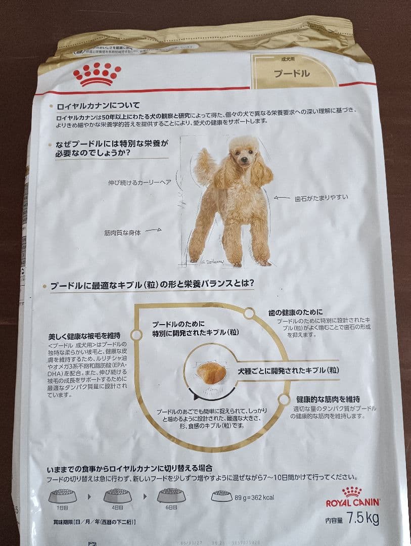  CANIN プードル ドライフード 7.5kg×3