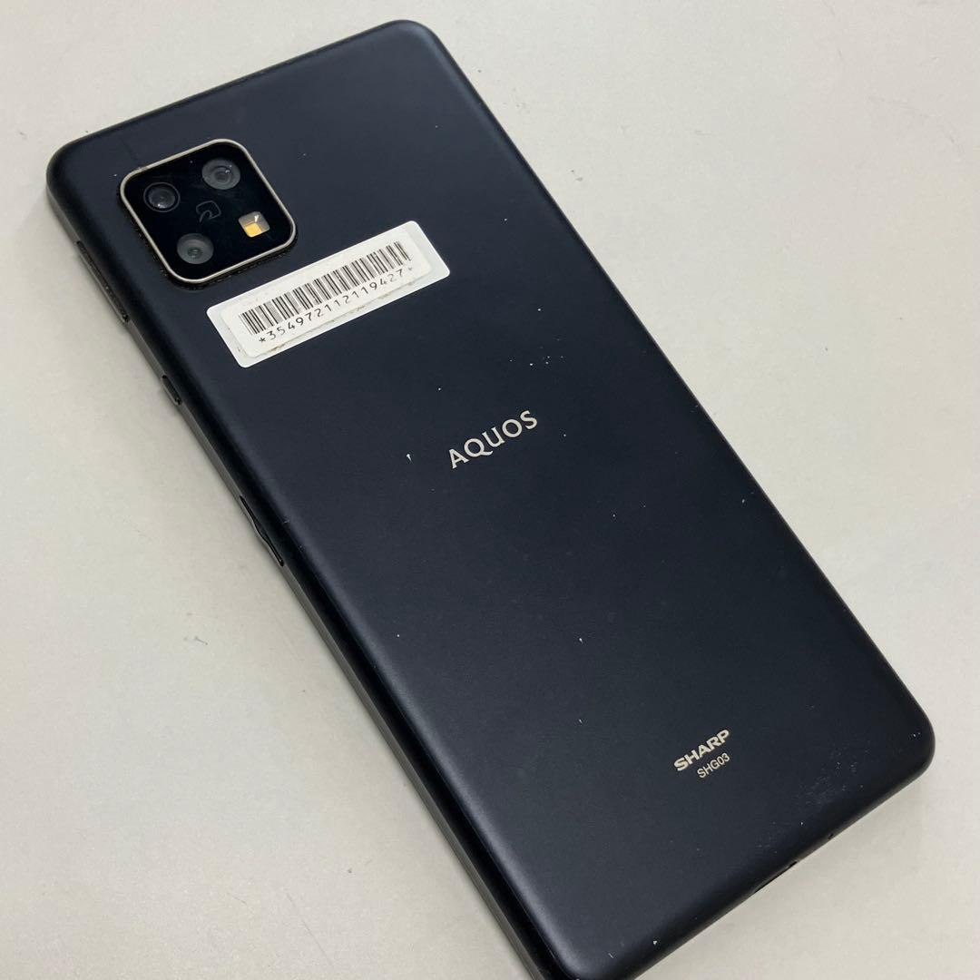 SHARP AQUOS SHG03ブラック sense5G SIMフリー