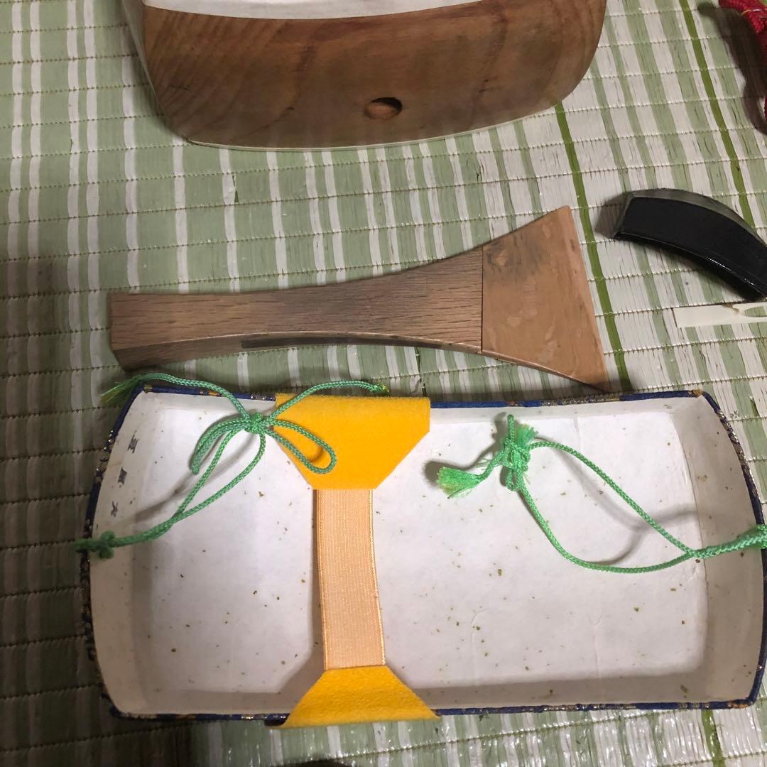 三味線　バチ　三弦駒　和楽器　弦楽器　細棹　ソフトケース