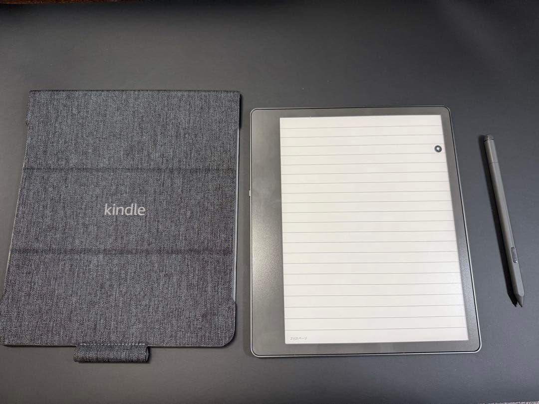 Kindle Scribe 32GB プレミアムペン 純正カバー付き