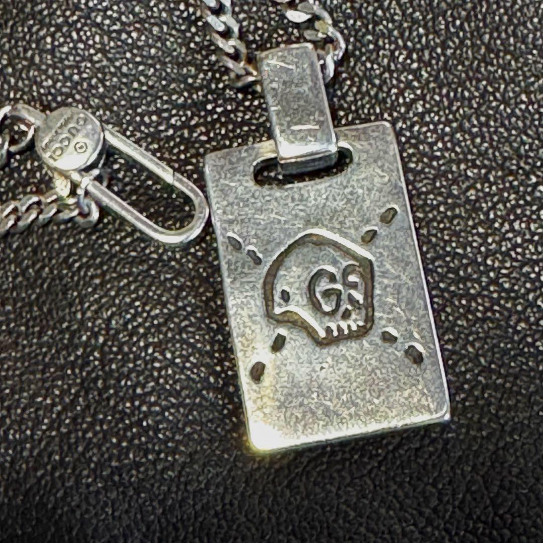 GUCCI ネックレス　ゴースト　シルバー925 60cm グッチ