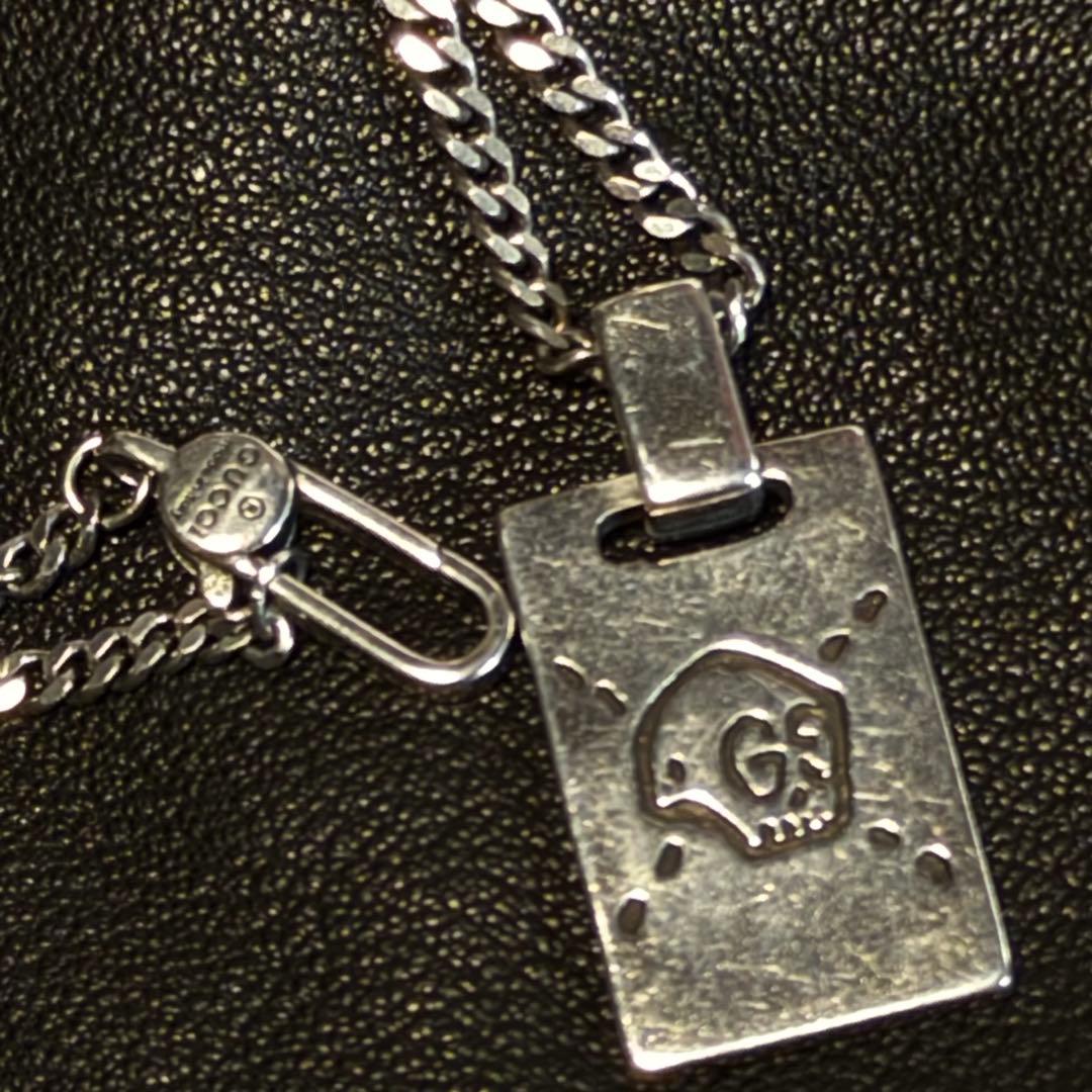 GUCCI ネックレス　ゴースト　シルバー925 60cm グッチ