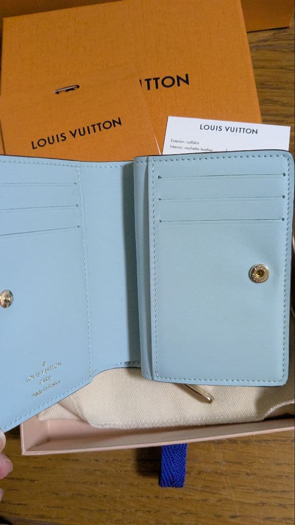 極美品ポルトフォイユ LOUIS VUITTONミニ折りウォレット141800円