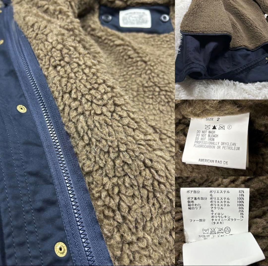 美品　アメリカンラグシー　モッズコート　M-65 フィールドパーカ　ネイビー　M