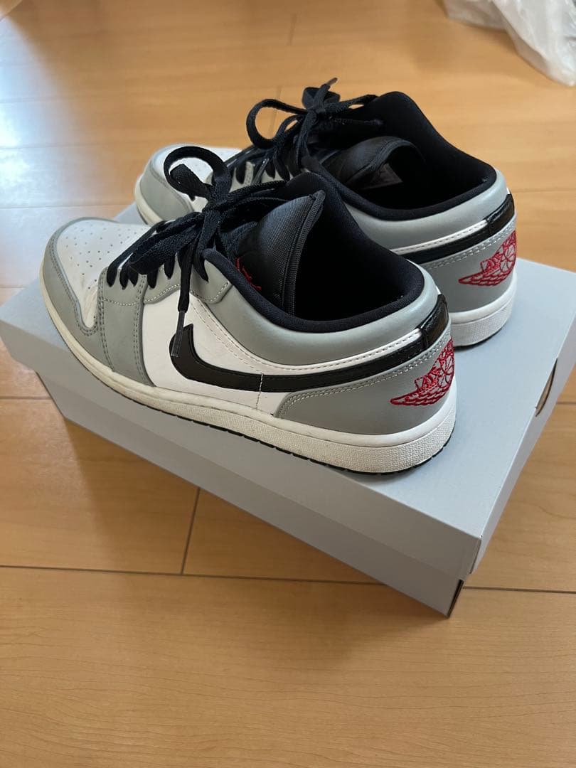 Nike Air Jordan 1 Low グレー/ホワイト US 8
