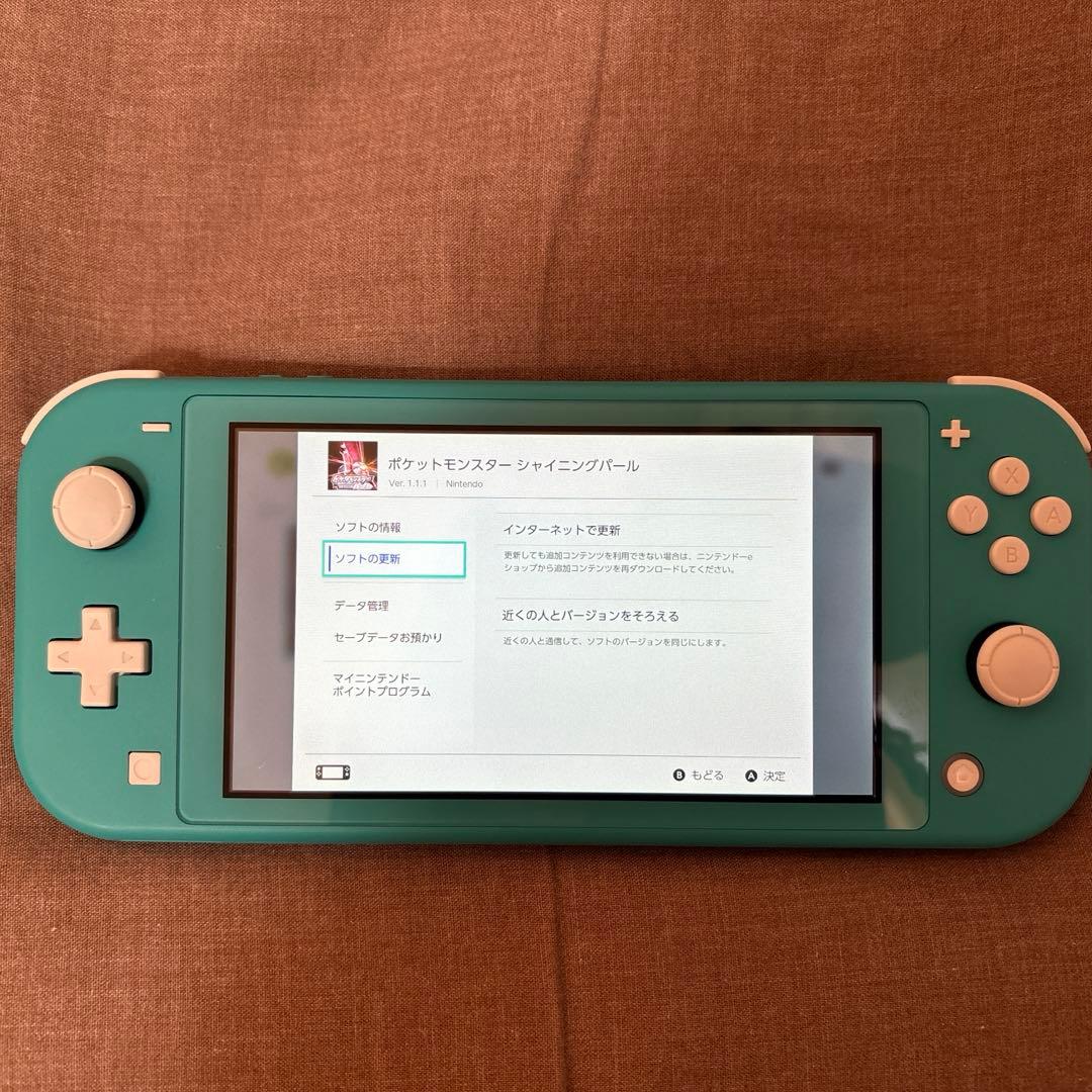 Nintendo Switch Lite シャイニングパールver1.1.1
