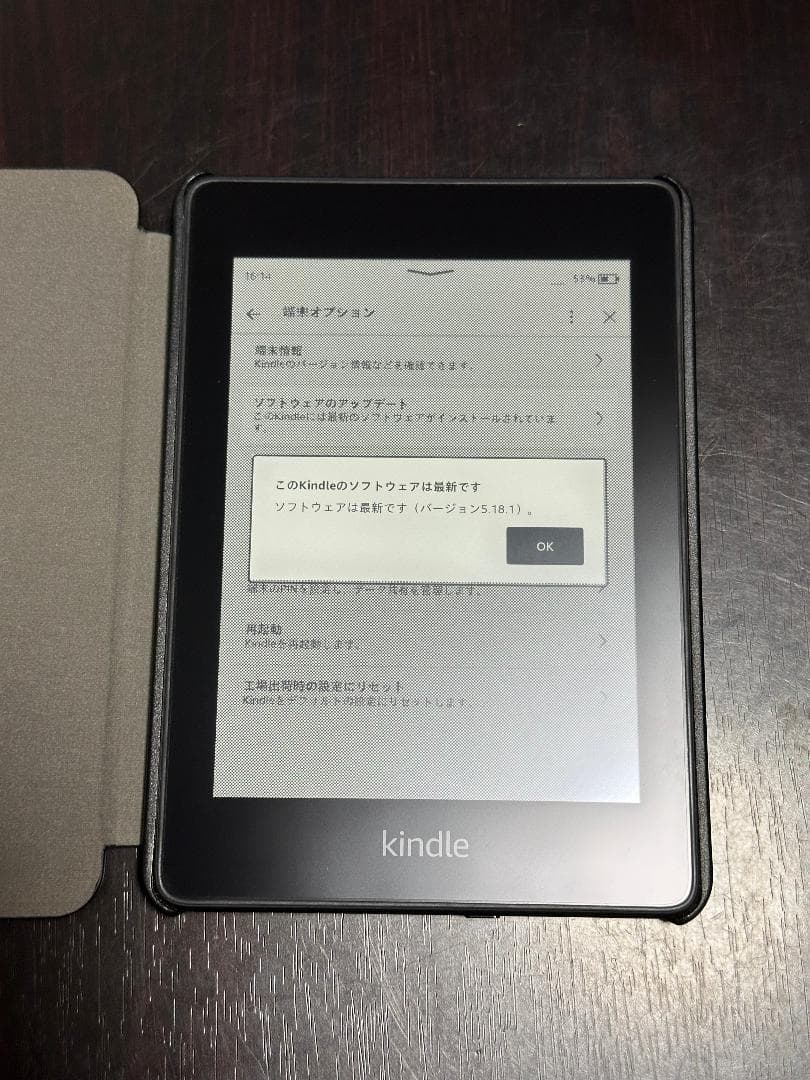 Kindle Paperwhite 第10世代 本体のみ＋ケース