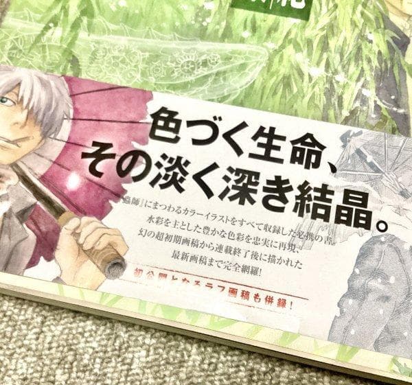 【美品】漆原友紀 蟲師画集（帯付・初版）◆貴重書