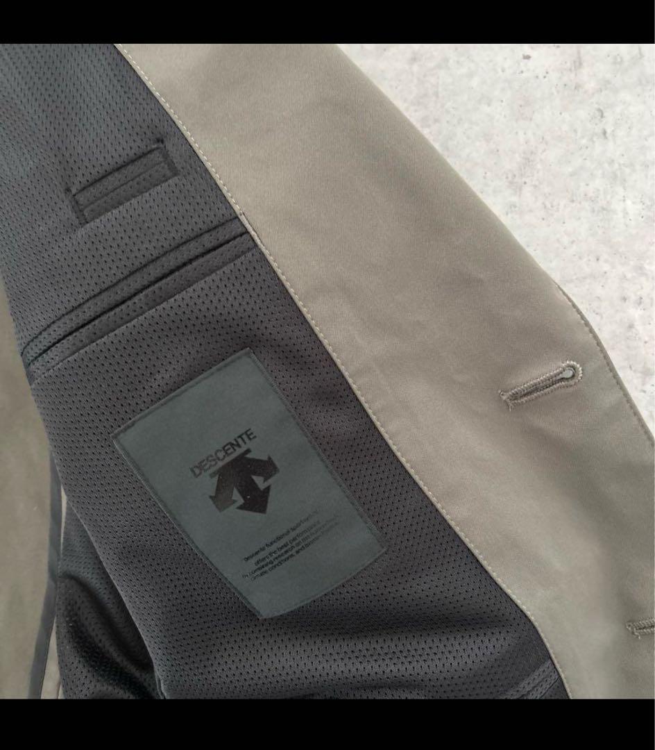 DESCENTE デサント テーラードセットアップ　カーキ