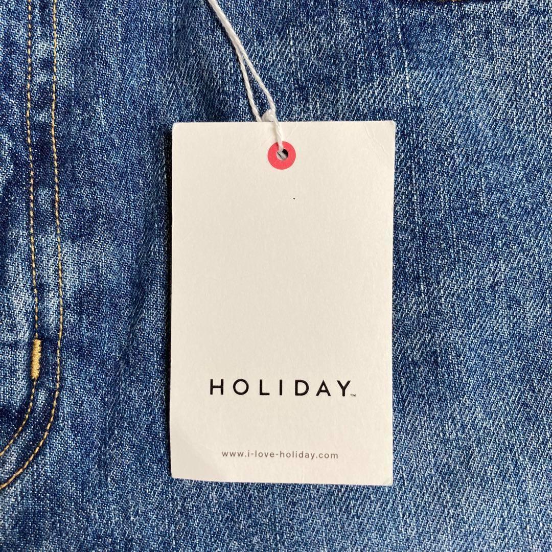 【タグ付き】HOLIDAY ホリデイ ハイウエスト フレア デニムパンツ