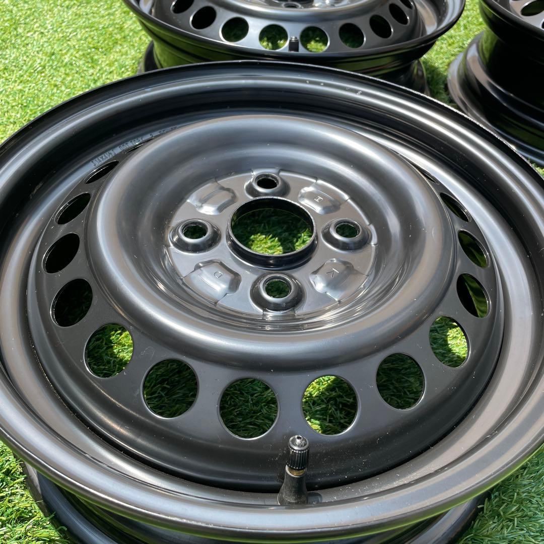 ダイハツ 純正ホイール 14インチ 4本 ナット付き 新車外し ムーヴキャンバス
