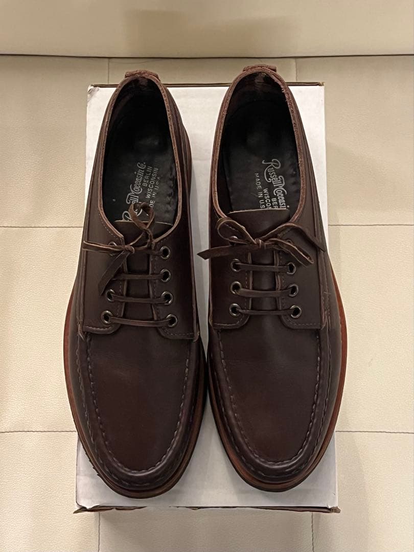 【希少•エルク】Russell Moccasin Co. Brown ELK