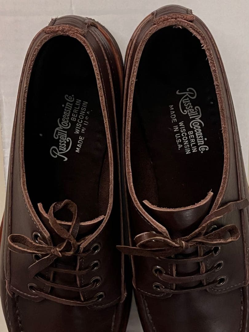 【希少•エルク】Russell Moccasin Co. Brown ELK