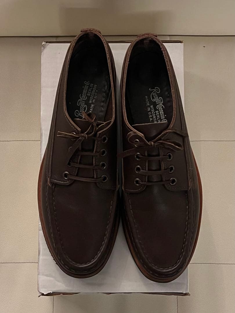 【希少•エルク】Russell Moccasin Co. Brown ELK