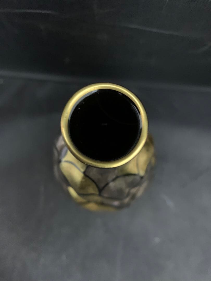 豪華絢爛 京焼 良斎作 金銀彩 徳利　酒器