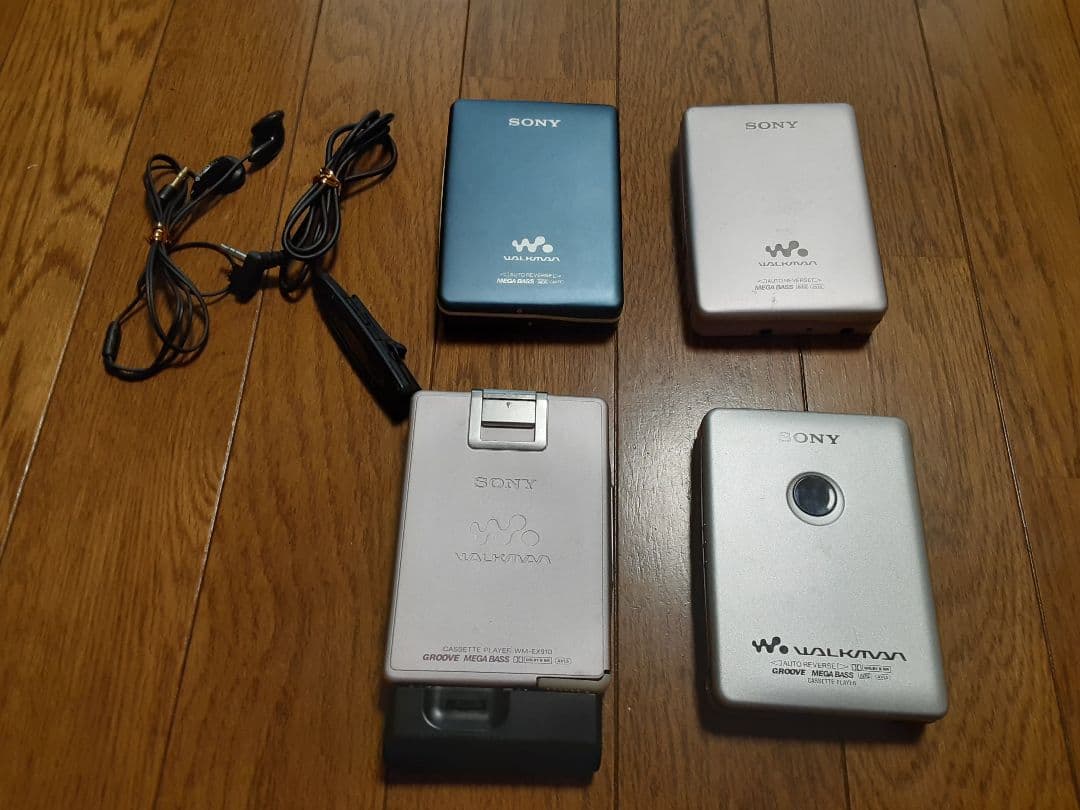 SONY ウォークマン 4台　ジャンク EX910.EX610.EX631 2台