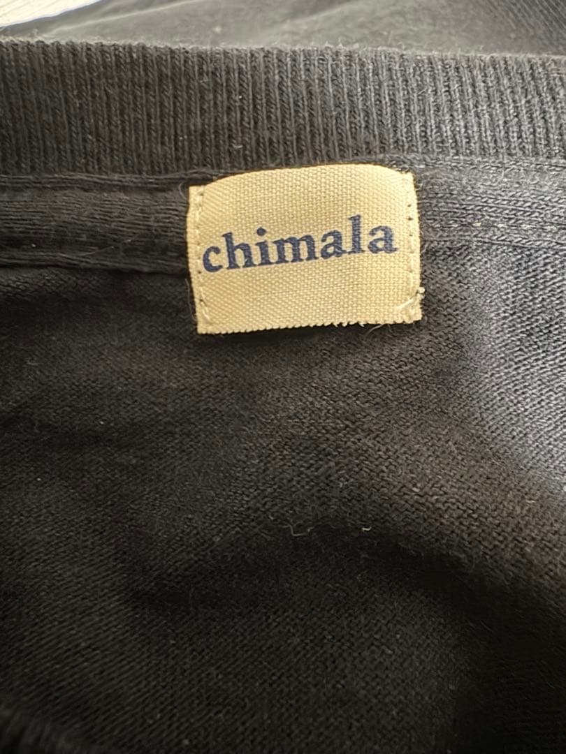 【美品】CHIMALA LAZY CAT TEE ブラック