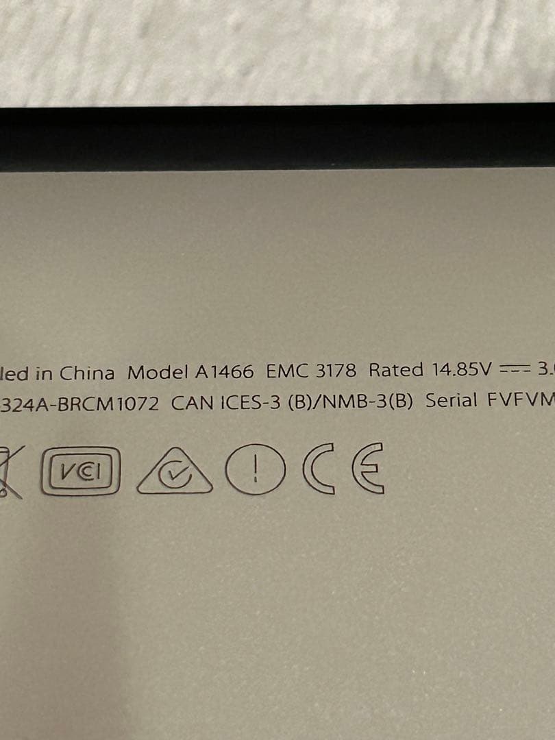 【ジャンク】MacBook Air A1466(13-inch,2017)
