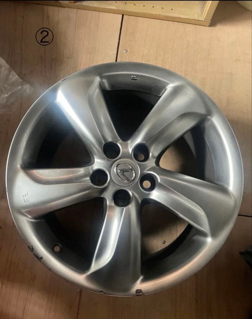 レクサス　GS460 18インチ 5スポークホイール　　2本