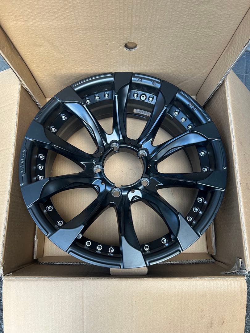 WALD JARRET マットブラック18incホイール4本set