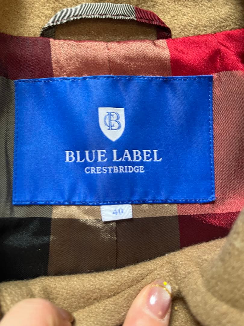 BLUE LABEL CRESTBRIDGE ベージュコート 40