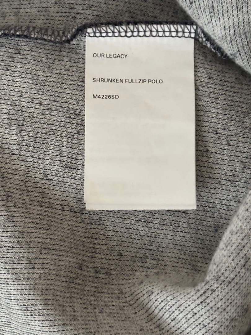 ジャケット・アウター Our legacy SHRUNKEN FULL ZIP POLO size44