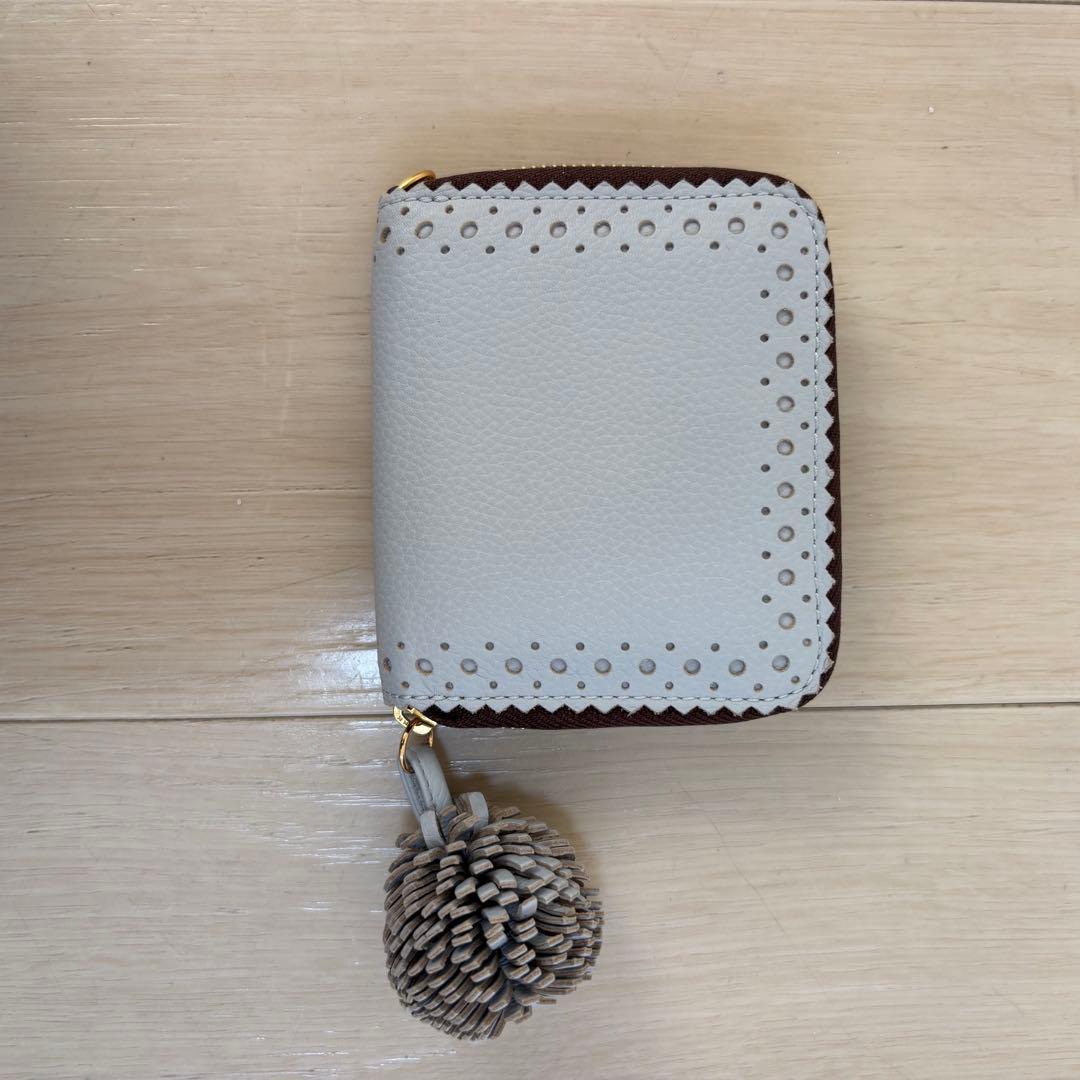 J&M DAVIDSON 二つ折り財布 グレー 未使用