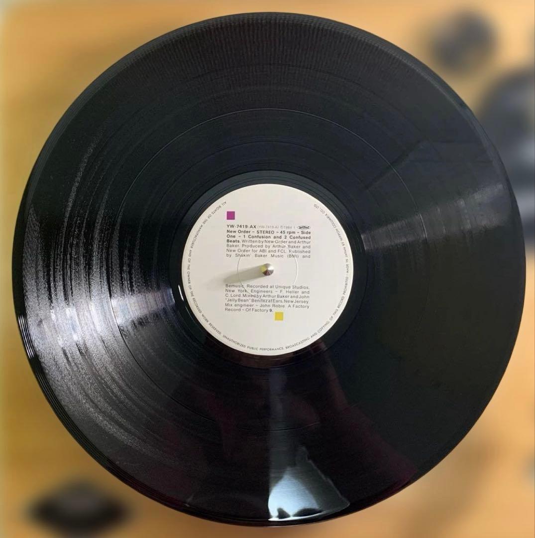 New Order / Confusion 日本盤12\"シングル