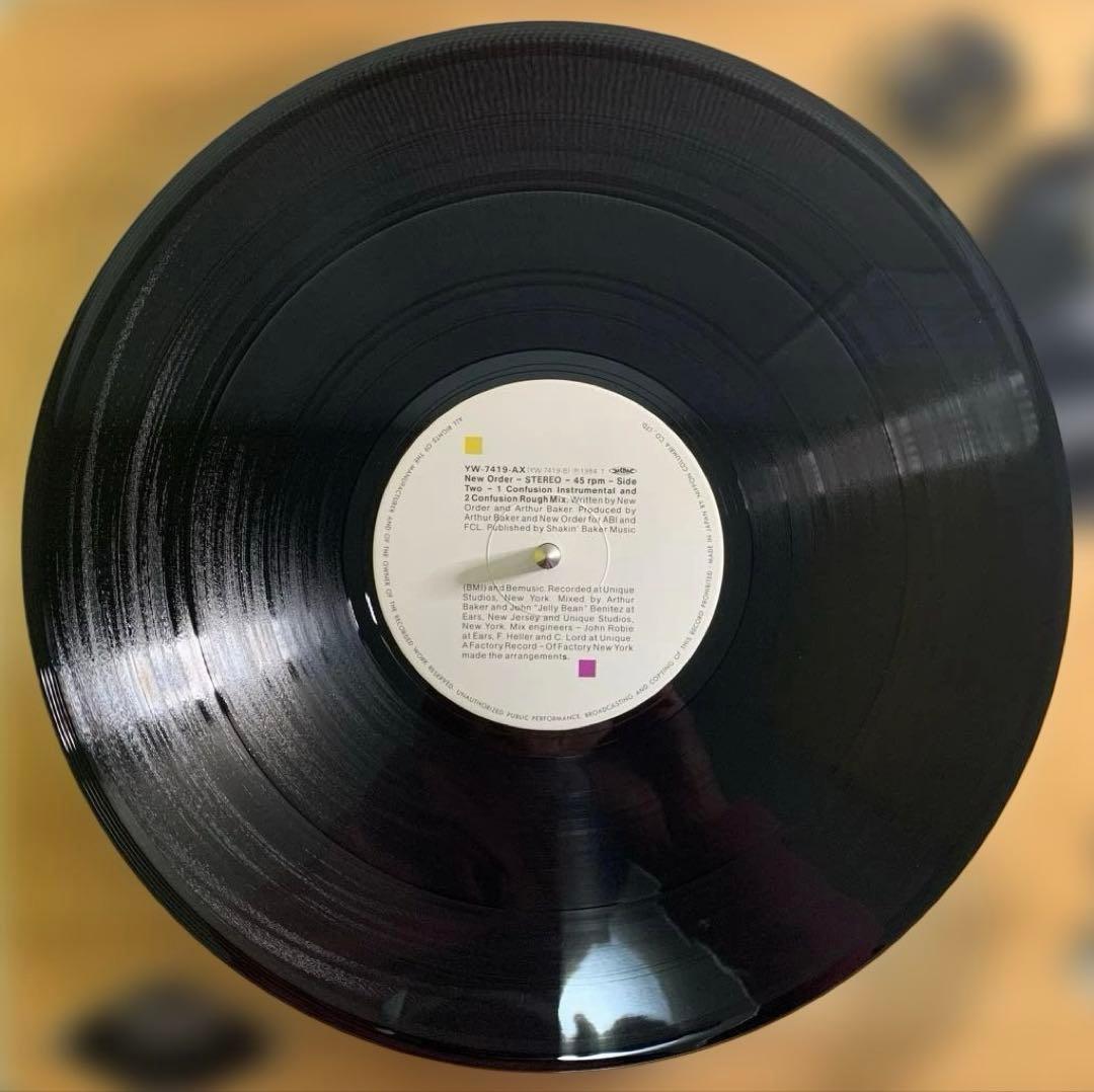 New Order / Confusion 日本盤12\"シングル
