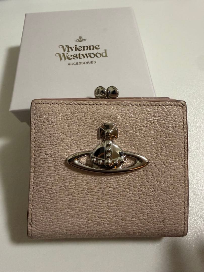 【購入証明書あり】Vivienne Westwood ピンク 二つ折り財布