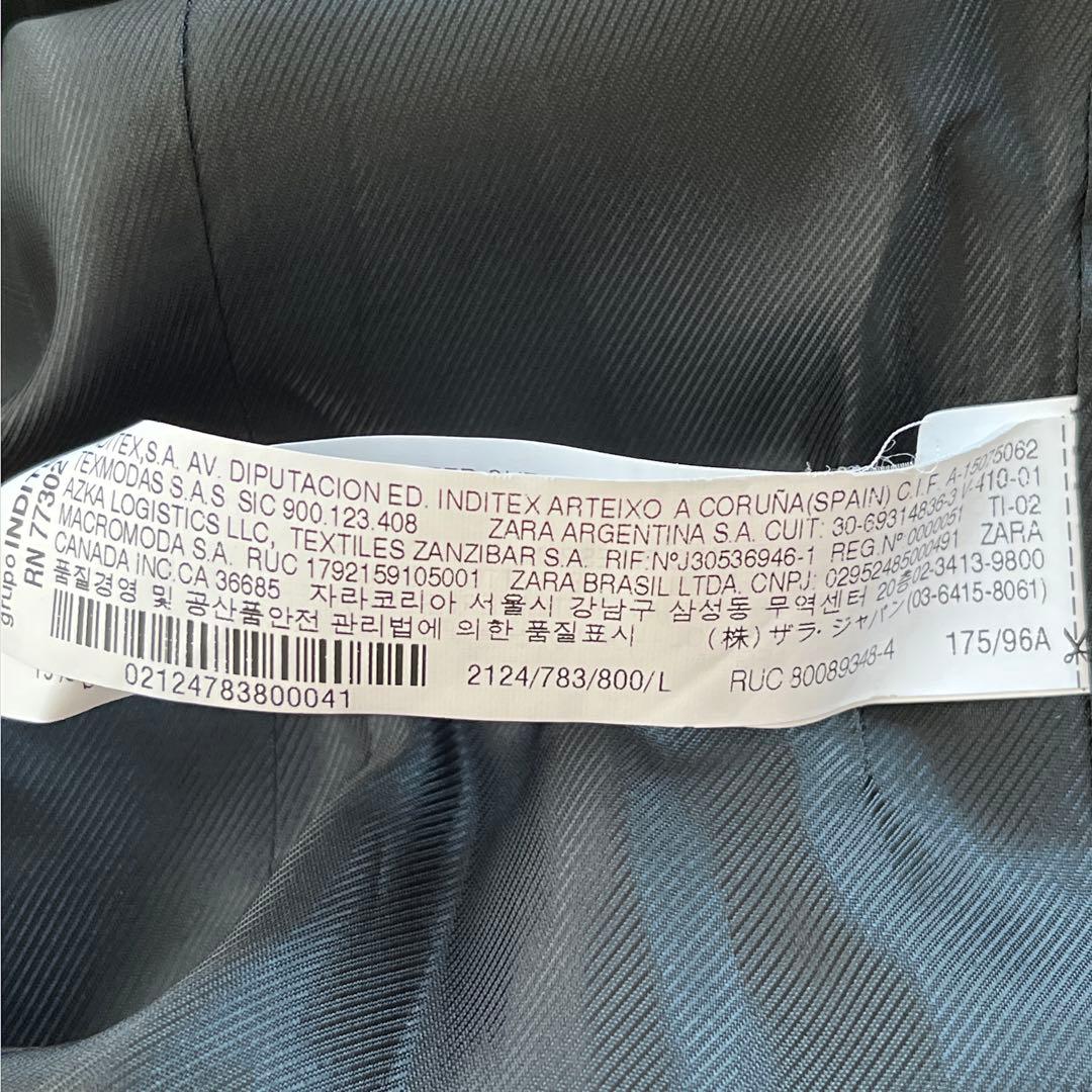 極美品✨ZARA ザラ サテン襟 タキシードジャケット L