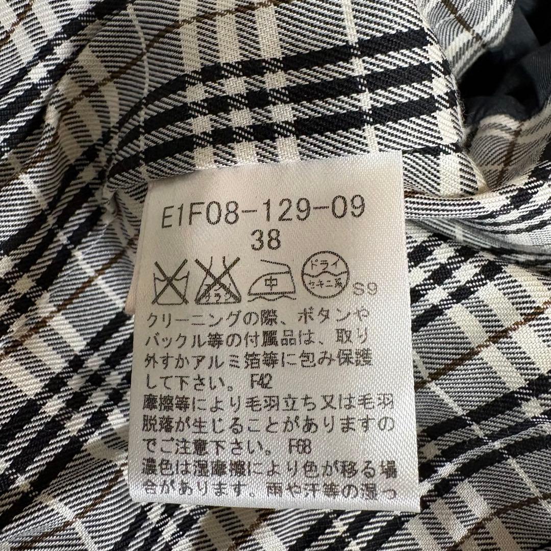 美品✨バーバリーブルーレーベル　ジャケット　銀ボタン　チェック　ホースロゴボタン