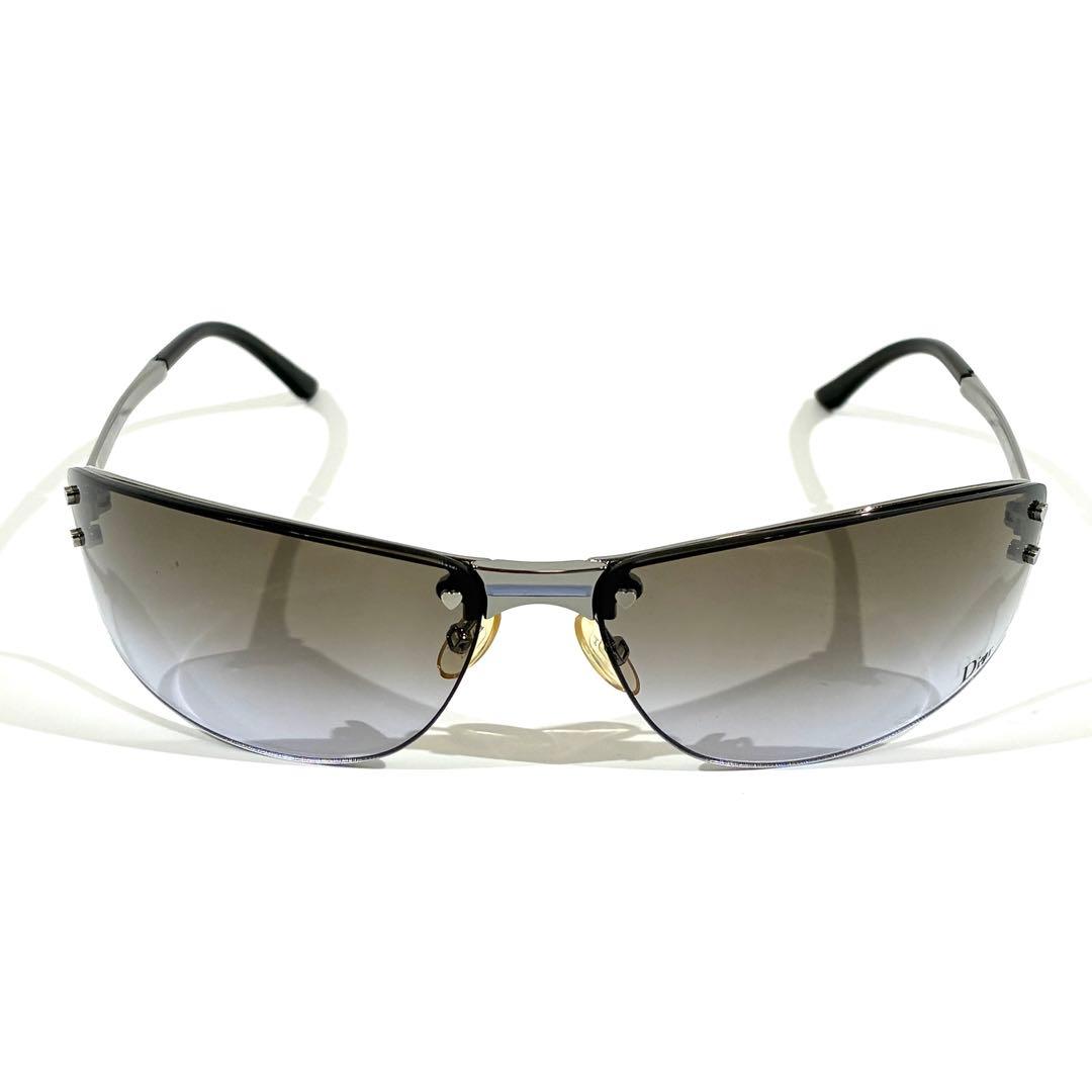 Christian Dior サングラス ハーフリム ハート AUY46