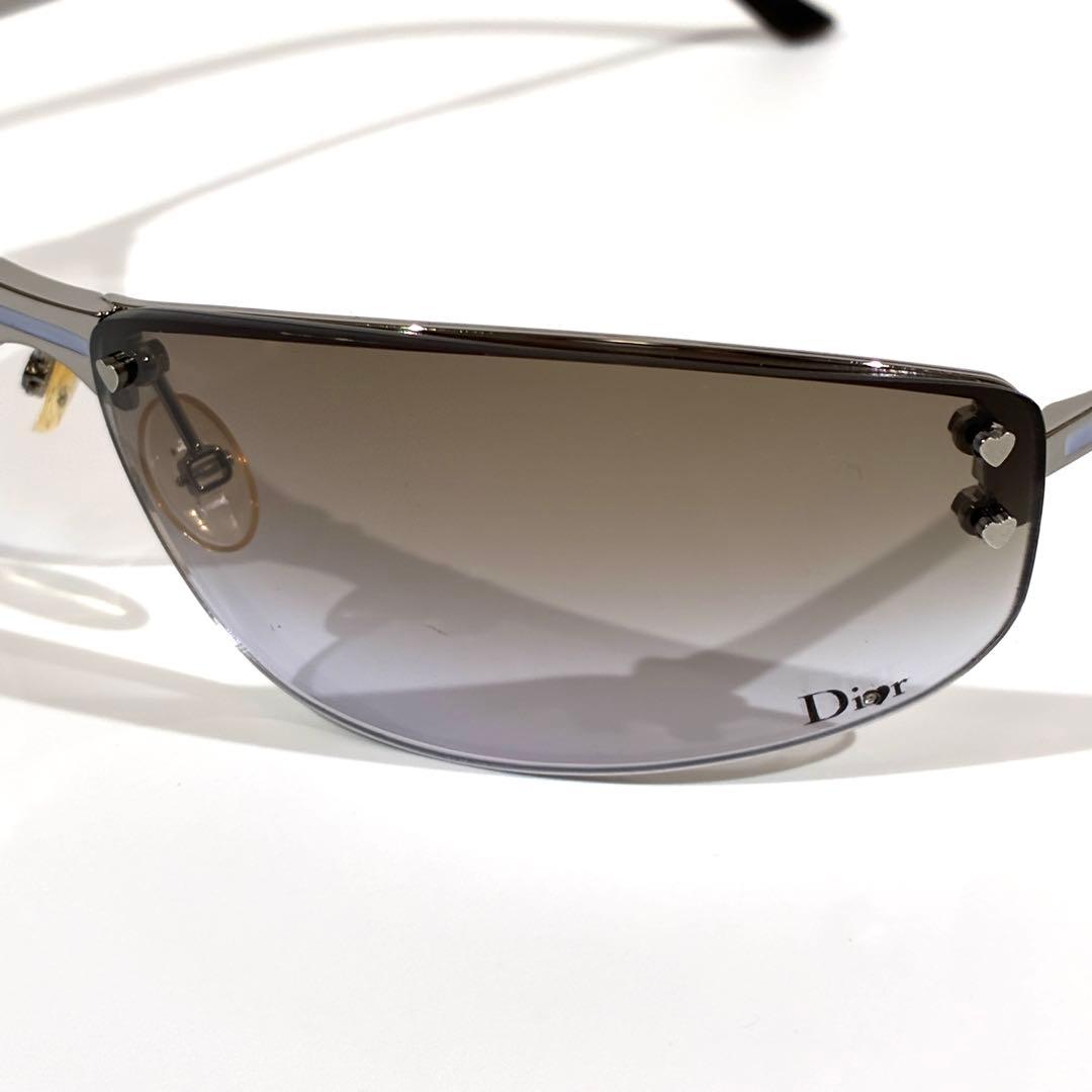 Christian Dior サングラス ハーフリム ハート AUY46