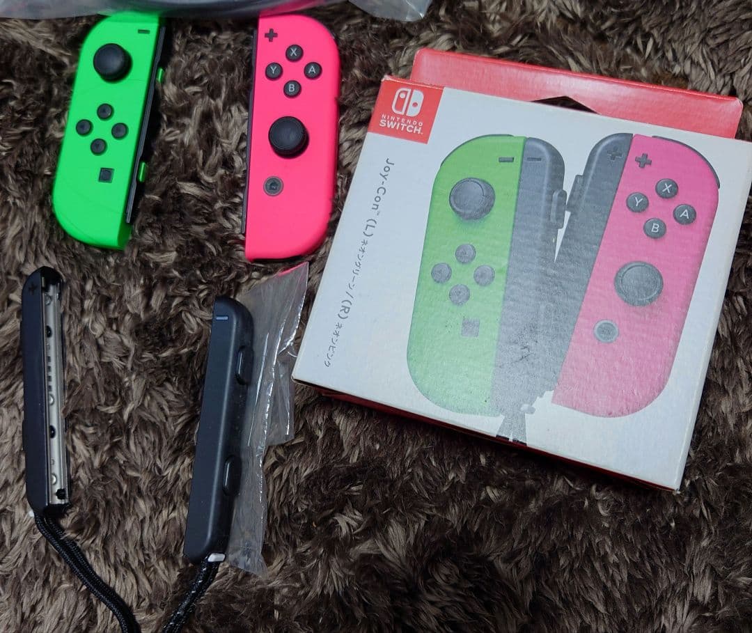 バッテリー強化版◆Nintendo Switch 本体+コントローラー2種セット