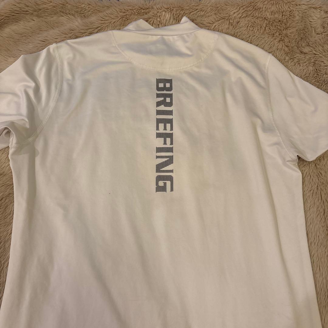 BRIEFING ホワイト タートルTシャツ Lサイズ